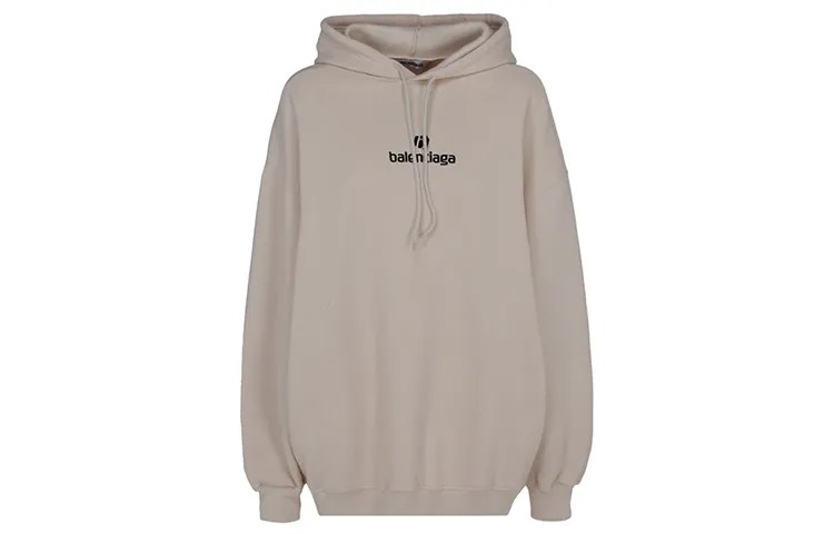 Свитшот женский серый/белый Balenciaga