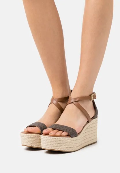 Босоножки на платформе SERENA WEDGE MICHAEL Michael Kors, цвет brown