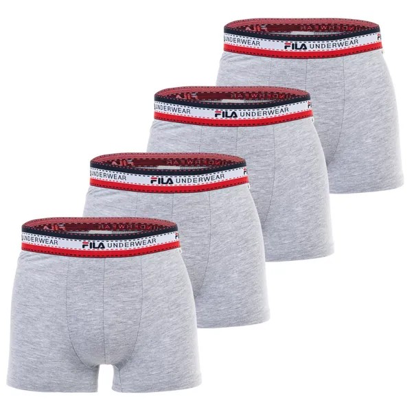 Боксеры Fila Boxershort 4 шт, серый