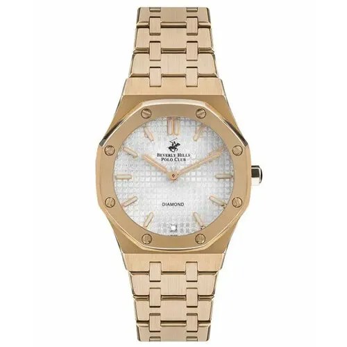 Наручные часы Beverly Hills Polo Club Часы Beverly Hills Polo Club BP3161X.430, золотой, серебряный