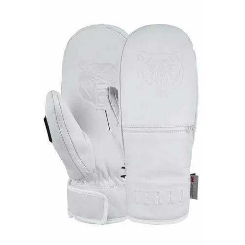 Перчатки Terror Leather Mitten, размер M, белый