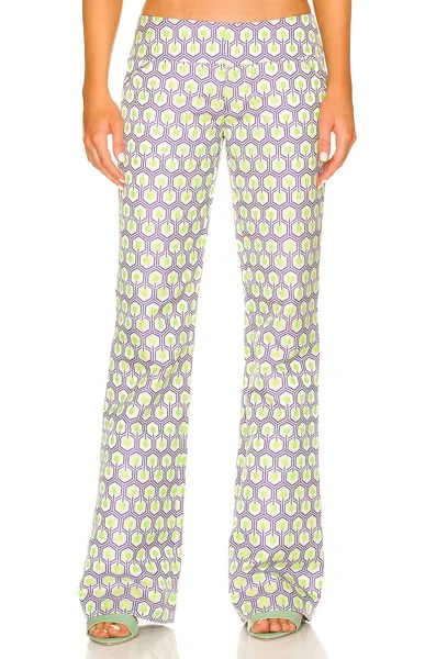 Брюки Ronny Kobo Mod Dot Vonda, цвет Lime Multi