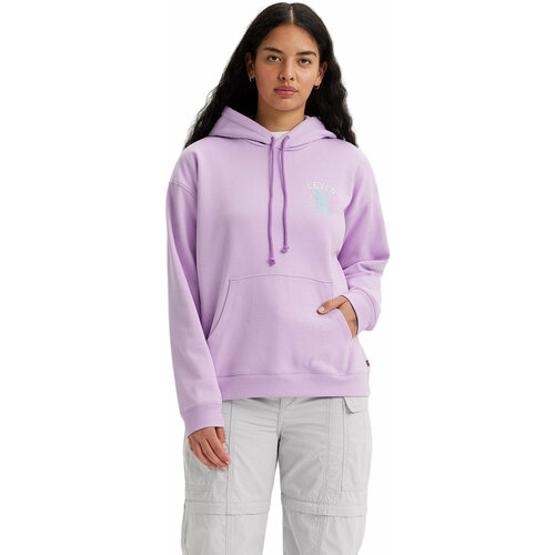 Худи Levi's Women Graphic Salinas Hoodie, размер S, , фиолетовый
