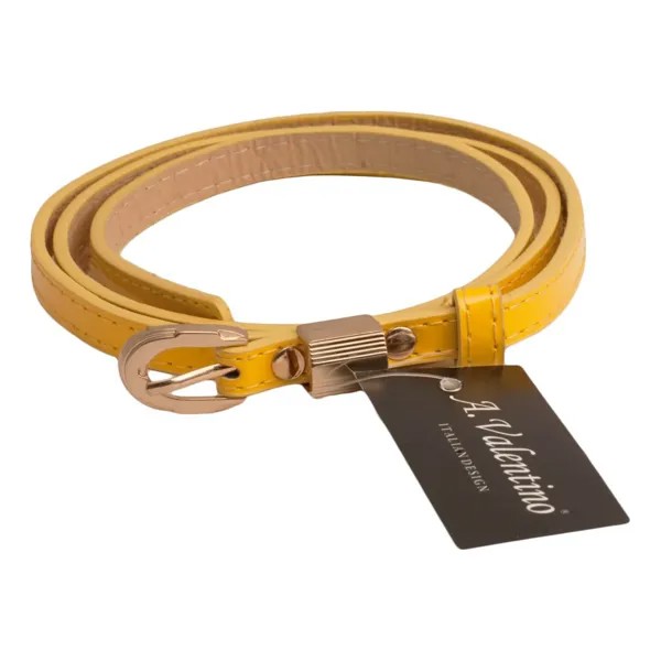 Ремень женский A.Valentino 100010 желтый, 95 см