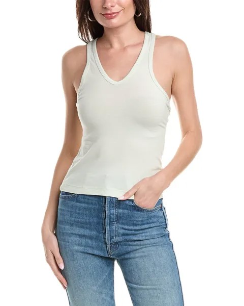 Майка James Perse Cut Away Racerback, синий