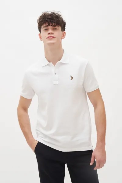 Футболка-поло мужская U.S. POLO Assn. G081SZ0110TP04SK20-R белая S