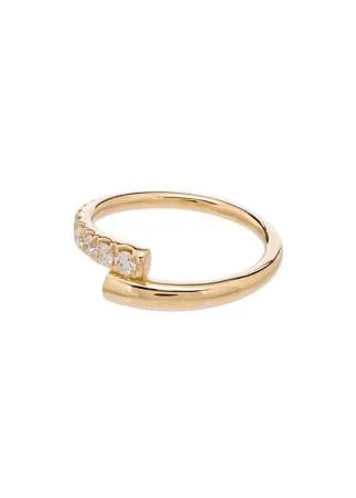 Melissa Kaye кольцо из розового золота с бриллиантами