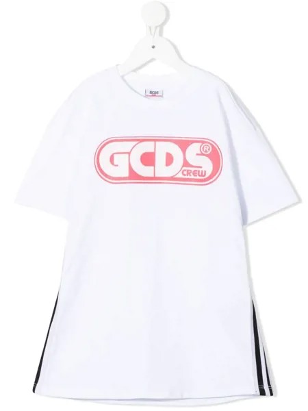 Gcds Kids платье-футболка с блестками