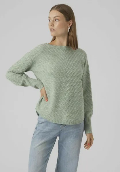 Свитшот Vero Moda VMANJASTINNA LS GA EXC, цвет jadeite