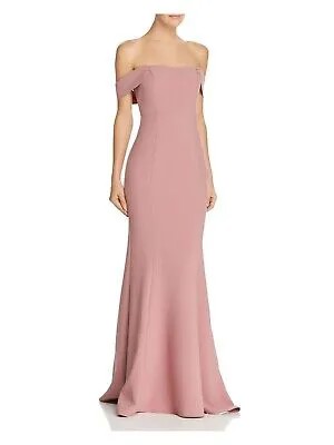LIKELY Женское розовое вечернее платье русалки в полный рост с открытыми плечами 0