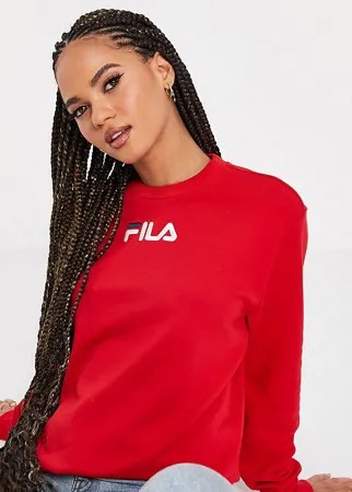 Красный oversized-свитшот с большим логотипом на груди Fila – эксклюзивно для ASOS