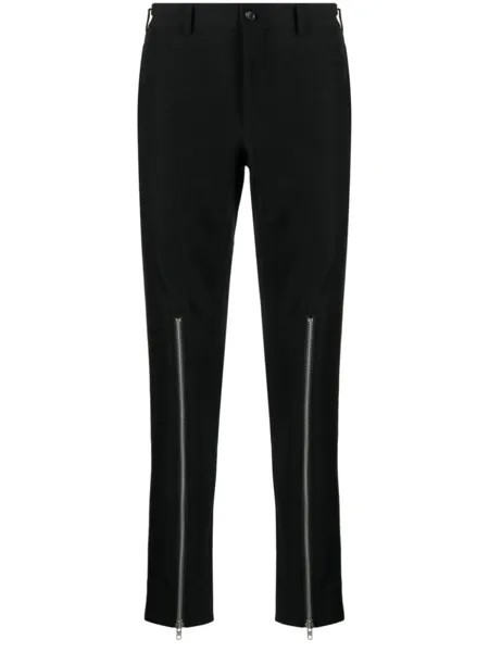 Брюки скинни с молниями Comme des Garçons Homme Plus, черный
