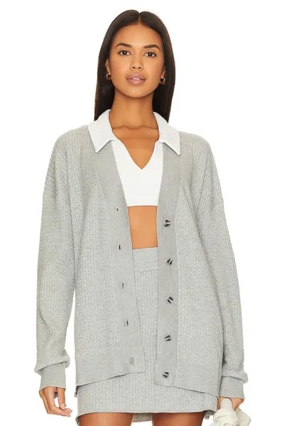 Кардиган WeWoreWhat Varsity, цвет Light Heather Grey