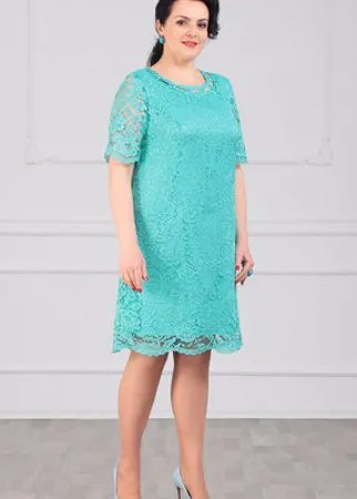 Платье Мадам Рита 5065 бирюзовый