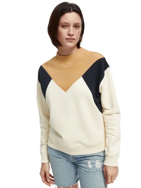 Свитшот женский Scotch & Soda 166914/0604 разноцветный S