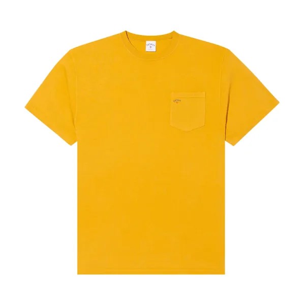 Футболка с карманом и логотипом Noah Core, цвет Золотой оранжевый