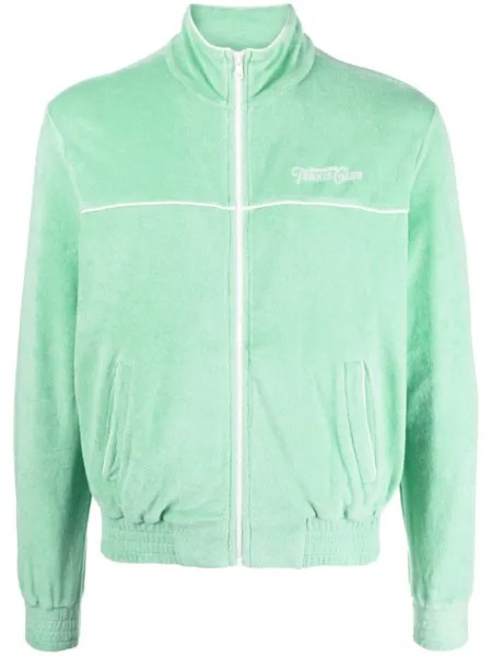 Sporty & Rich кардиган с вышитым логотипом, зеленый