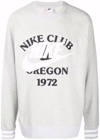 Nike толстовка с принтом Swoosh