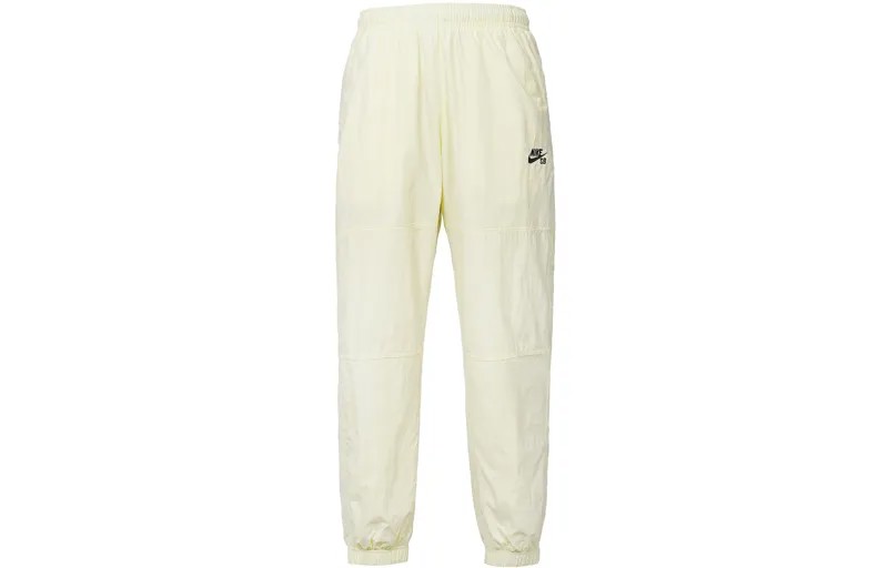 Мужские трикотажные спортивные штаны Nike, цвет Beige