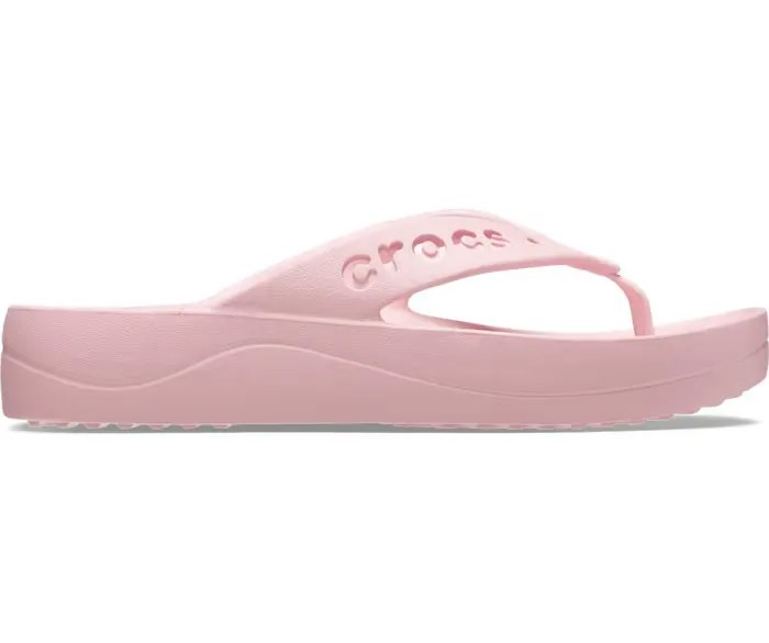 Сланцы Crocs Baya Platform Flip, светло-розовый