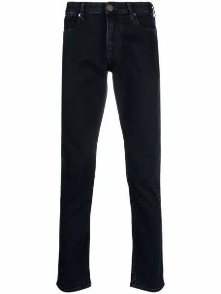 Emporio Armani джинсы с логотипом, синий