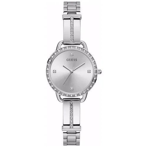 Наручные часы GUESS Dress GW0022L1, серебряный, серый