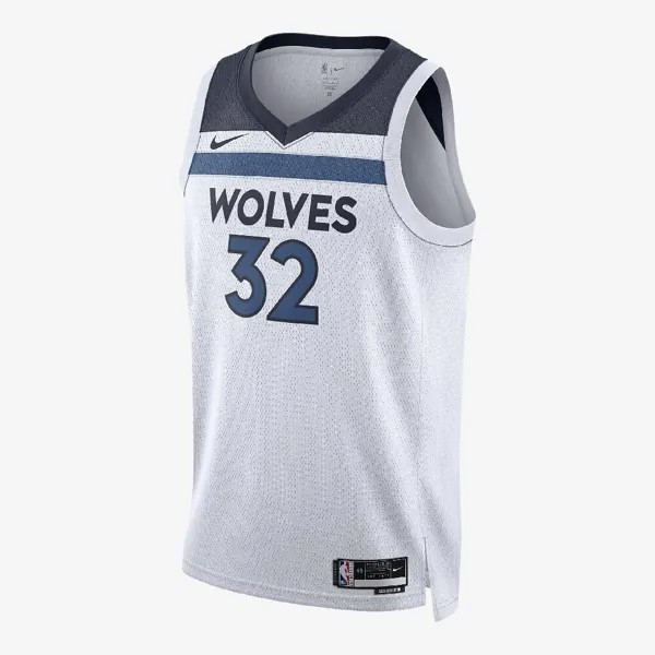Майка Nike Dri-FIT NBA Minnesota Timberwolves Association Edition Men's Swingman, белый/синий/темно-серый