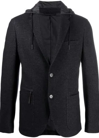 Ermenegildo Zegna однобортный пиджак с капюшоном