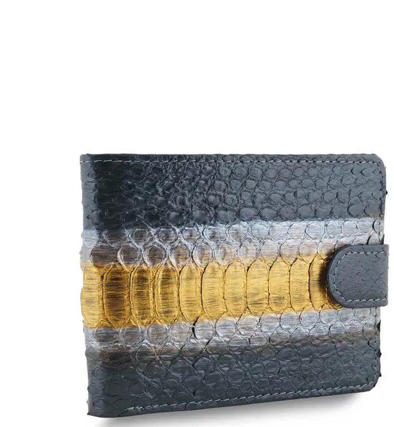 Портмоне мужское Exotic Leather kz-273 желто-серое