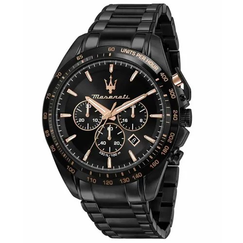Наручные часы Maserati R8873612048, черный, золотой