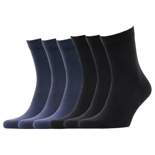 Носки VITACCI, 6 пар, размер 39-41, черный