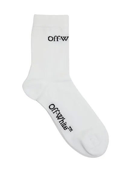 Женские носки с белым логотипом Off-White