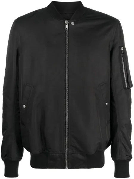 Rick Owens шерстяной бомбер, черный