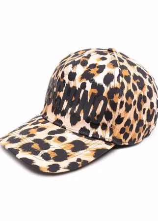 Moschino кепка с леопардовым принтом