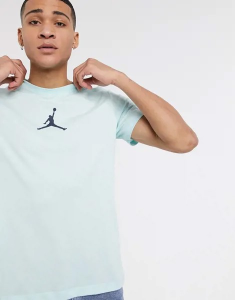 Сине-зеленая футболка Nike Jordan Jumpman-Зеленый