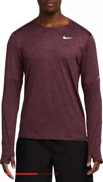 Лонгслив Nike Dri-FIT Element, бордовый