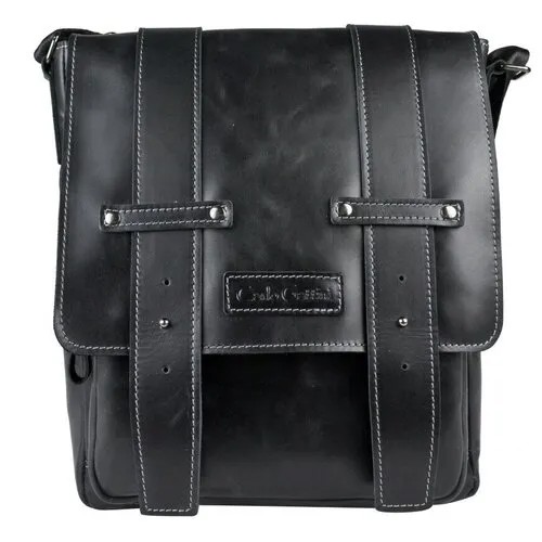 Мужская кожаная сумка Carlo Gattini Comabbio black 5060-91