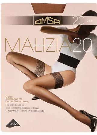 Чулки Omsa Malizia, 20 den, размер 2, beige naturel