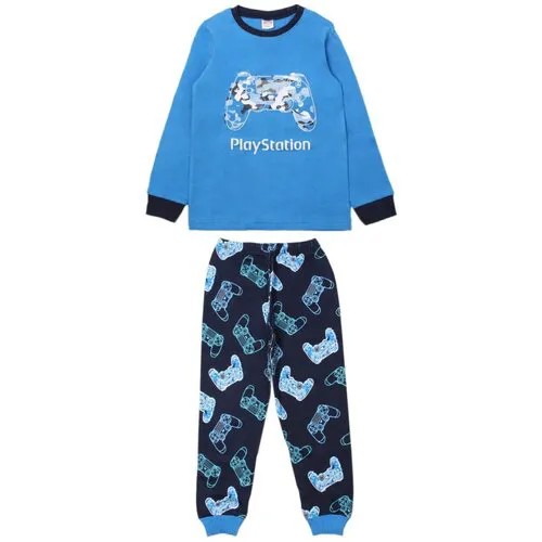 Пижама BONITO KIDS, размер 134, синий
