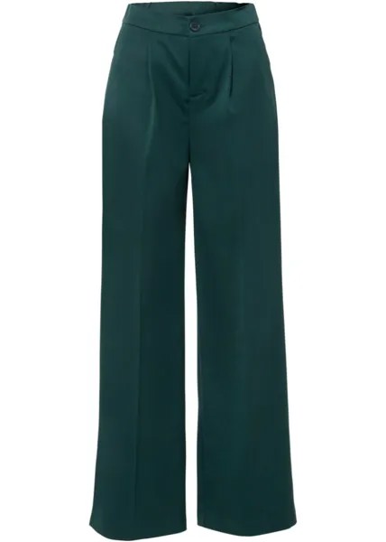 Широкие брюки со складками Rainbow, зеленый