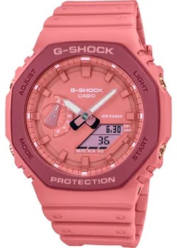 Японские наручные  мужские часы Casio GA-2110SL-4A4. Коллекция G-Shock