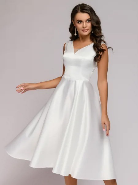 Вечернее платье женское 1001dress 0112001-01992WH белое 46