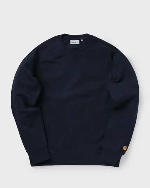 Свитер Carhartt Wip Chase Sweat, цвет dark navy / gold