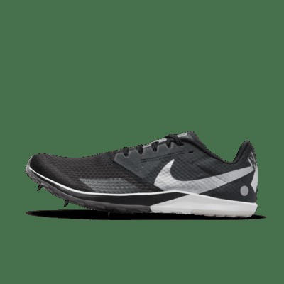 Шипованные кроссовки Nike Rival XC 6 Cross-Country Spikes, цвет Black/Dark Smoke Grey/White/Metallic Silver