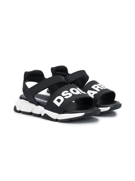 Dsquared2 Kids сандалии на липучках с логотипом