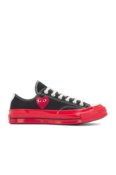 Кроссовки Comme des Garçons Converse Red Sole Low Top, черный