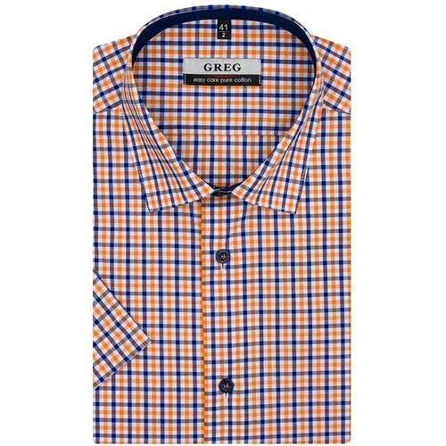 Рубашка GREG, размер 42, оранжевый