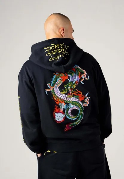 Толстовка на молнии Ed Hardy, черная