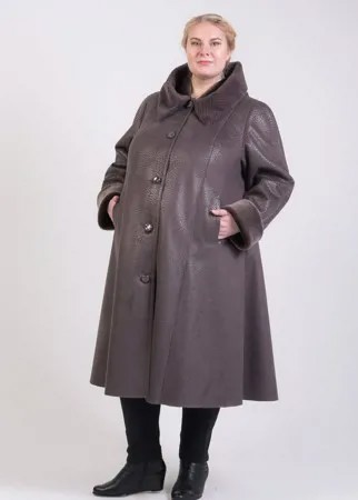 Дубленка женская TreVery 48277aa5sp серая 62 RU