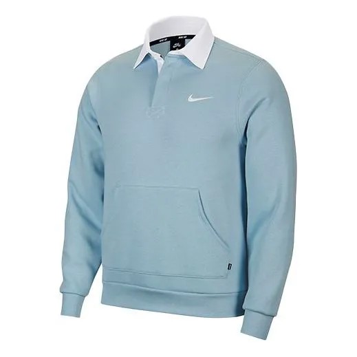 Толстовка Nike SB Skateboard Fleece Skate Top 'Lt Armory Blue White', синий